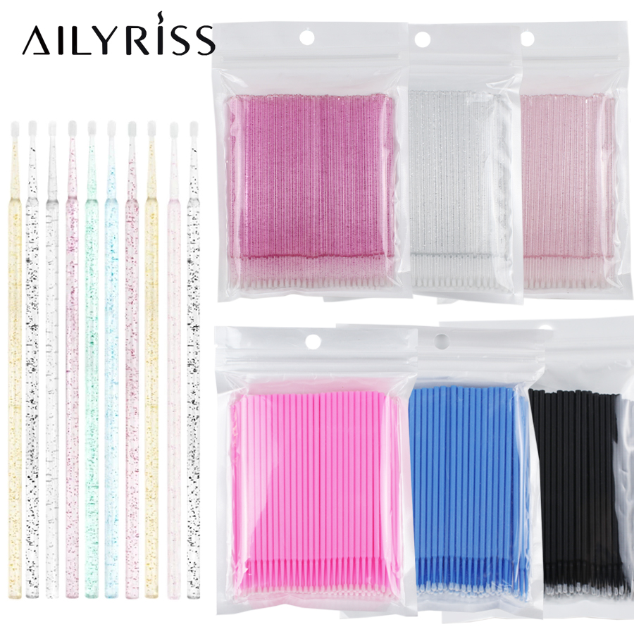 Eyelash Extension Vendor - 500 adet/grup Tek Kullanımlık Aplikatör Mikro
