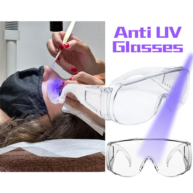 Eyelash Extension With Glasses - Uv Koruma Gözlükleri Kirpik Uzatma Gözlük