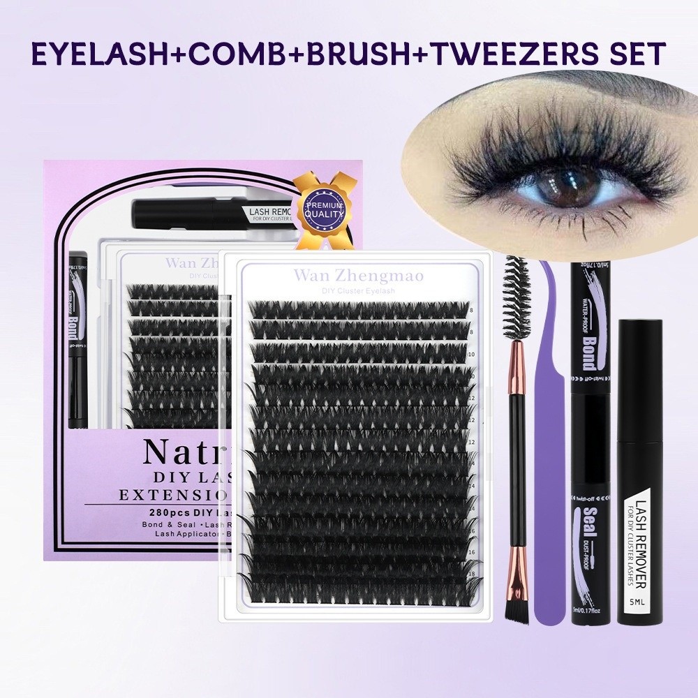 Faux Mink Lash - 8-18mm Uzunlukta Takma Kirpikler Yapıştırma ve
