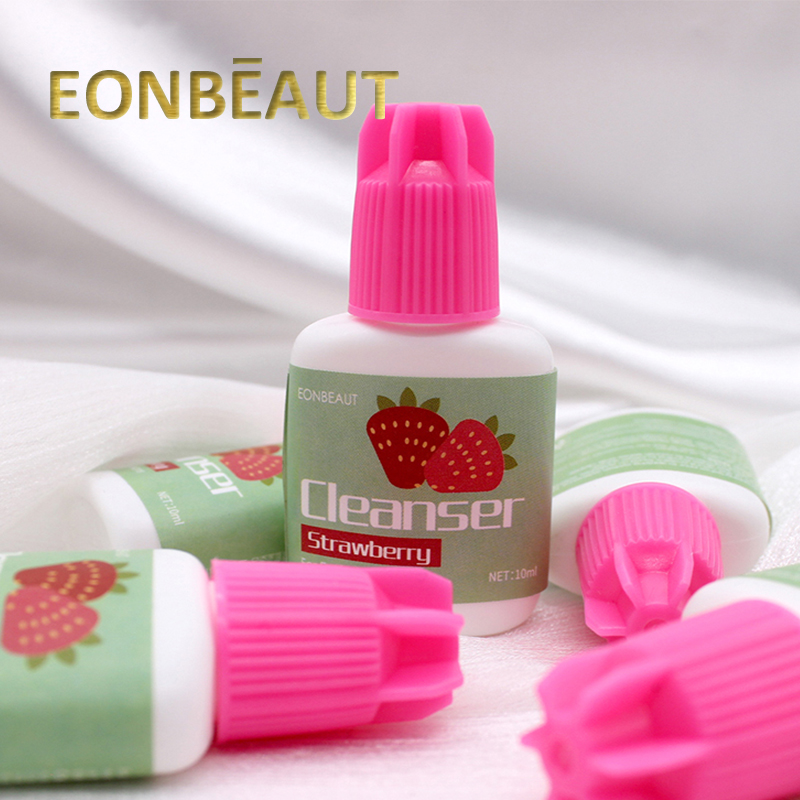 Eyelash Extension Wash - 5 şişe EONBEAUT kirpik uzatma çilek