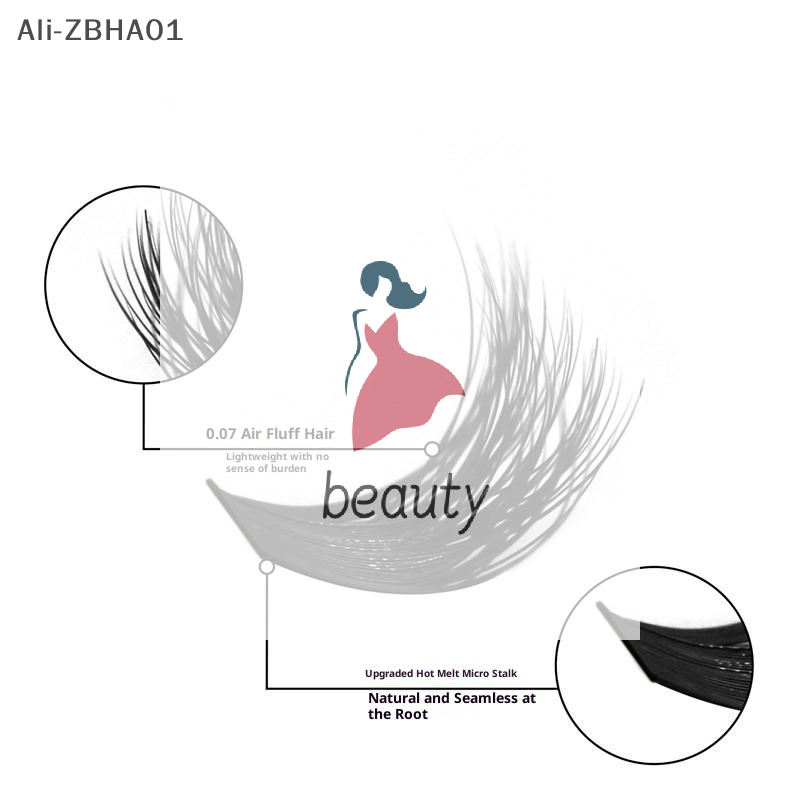 Faux Mink Lash - 3D Takma Kirpikler, Hafif Kirpik Uzatma,