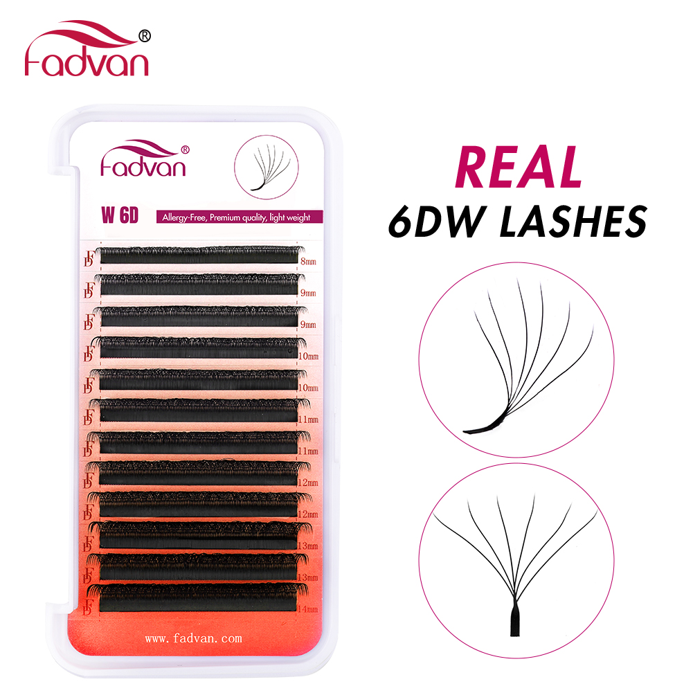 FADVAN Gerçek 6D W kirpikler 0 - Eyelash Extension Logo incelemesi ve fiyatı
