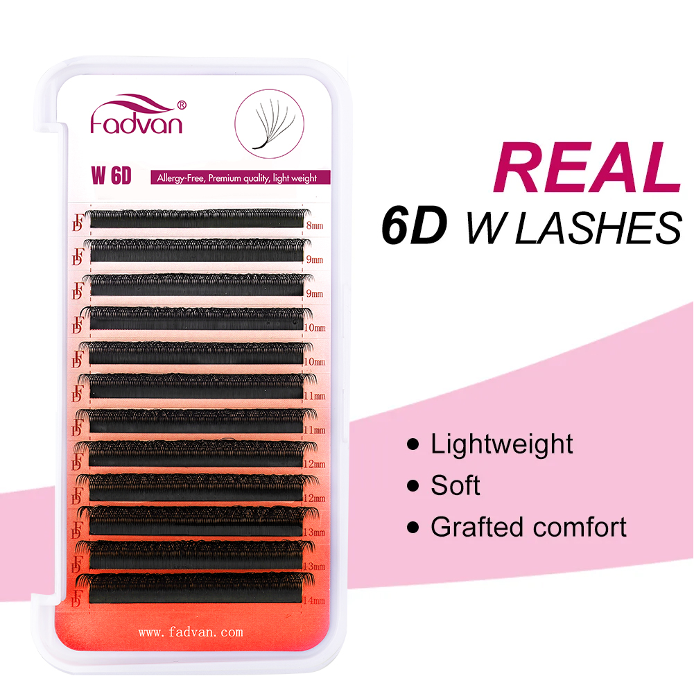 FADVAN Gerçek 6D W kirpikler 0 - Eyelash Extension Logo incelemesi ve fiyatı