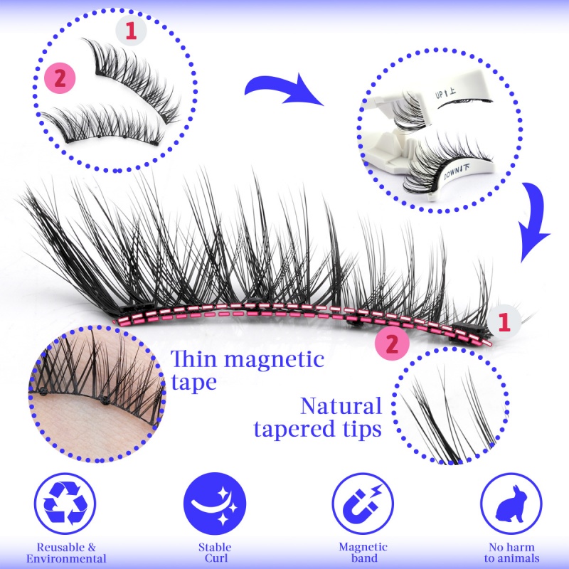 Manyetik Kirpik 1 Çift Doğal S - Faux Mink Lash incelemesi ve fiyatı