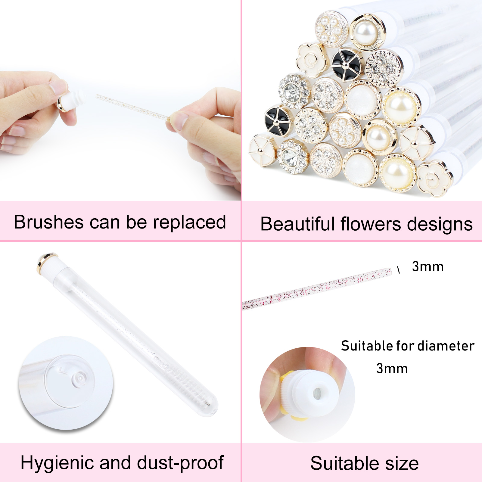 Maskara Değnekleri Tüp 20 adet - Eyelash Extension Vendor incelemesi ve fiyatı