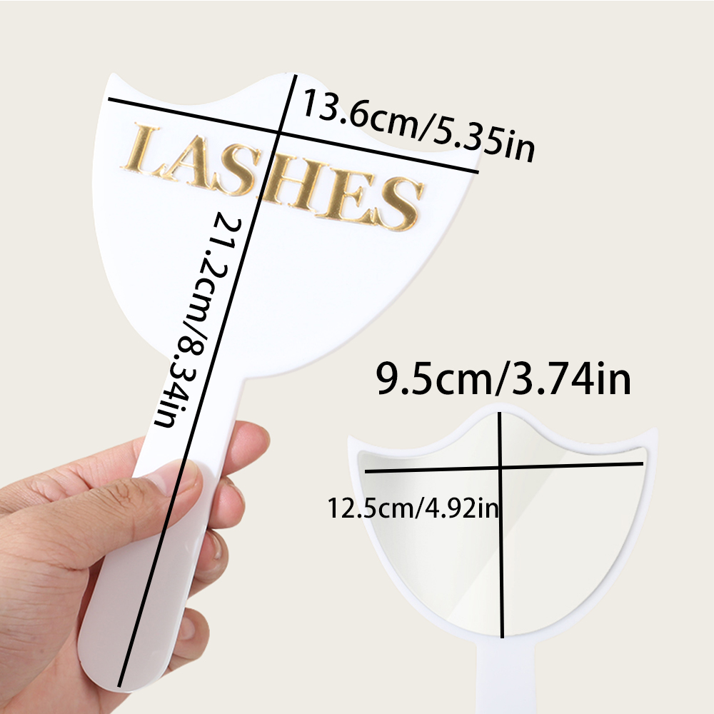 Akrilik El Tipi Makyaj Aynası, - Eyelash Extension Equipment incelemesi ve fiyatı