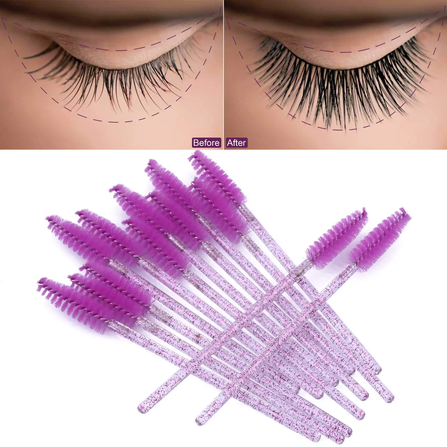 100/1000/2000 adet Tek Kullanı - Eyelash Extension Vendor incelemesi ve fiyatı