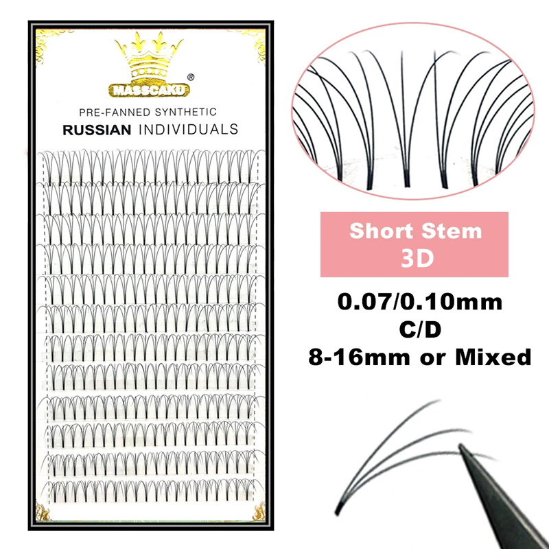 Toptan 12 Sıra 3D 4D 5D 6D Önc - Eyelash Extension Russian incelemesi ve fiyatı