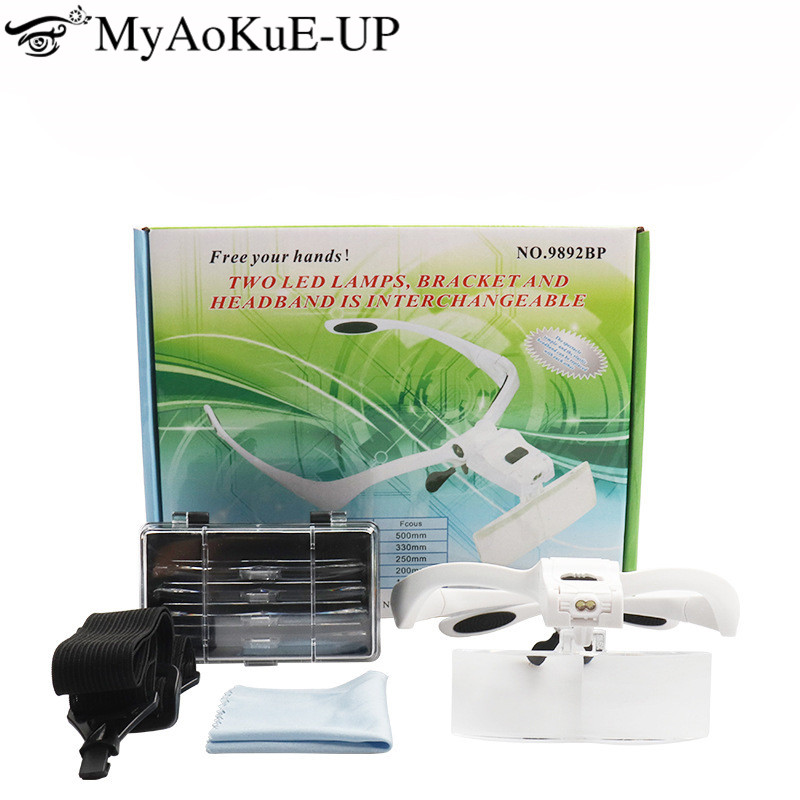 5 Lens ayarlanabilir kafa band - Eyelash Extension With Glasses incelemesi ve fiyatı
